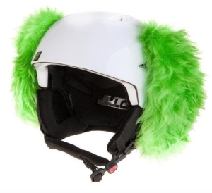 Crazy Uši na helmu pes zelený zelená...