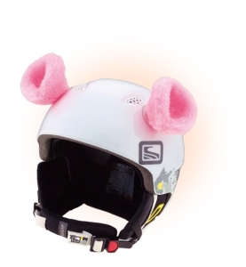Crazy Uši na helmu ouška růžová růžová